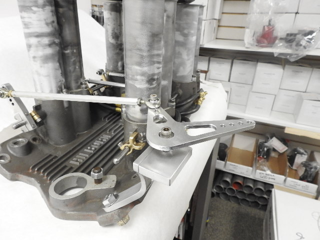 Alky's Bell Crank for Older Style SB Chev Hilborns with 2